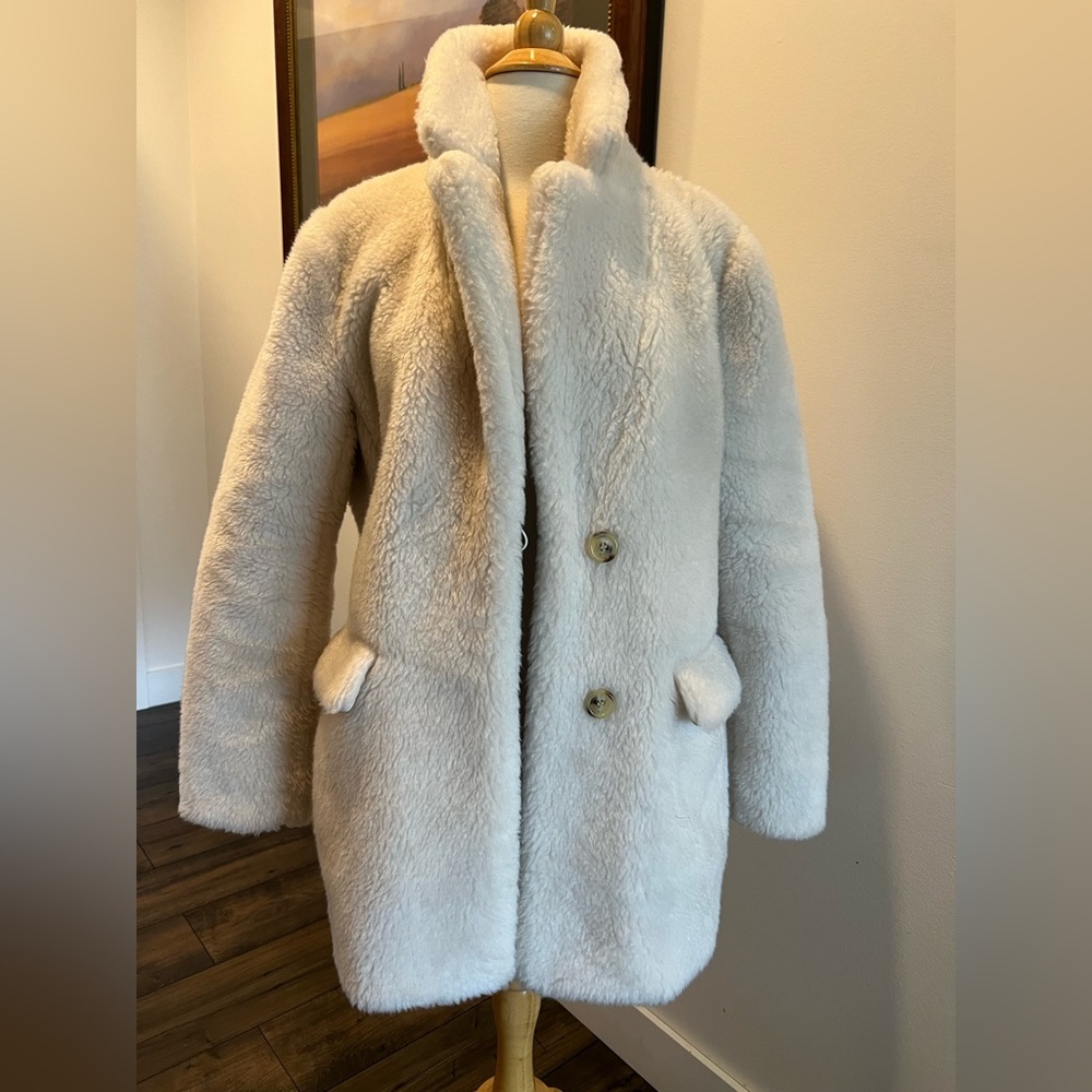 Cream JCrew coat